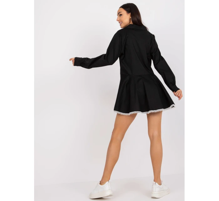 Dámske šaty-DHJ-SK-6801.63P-čierne