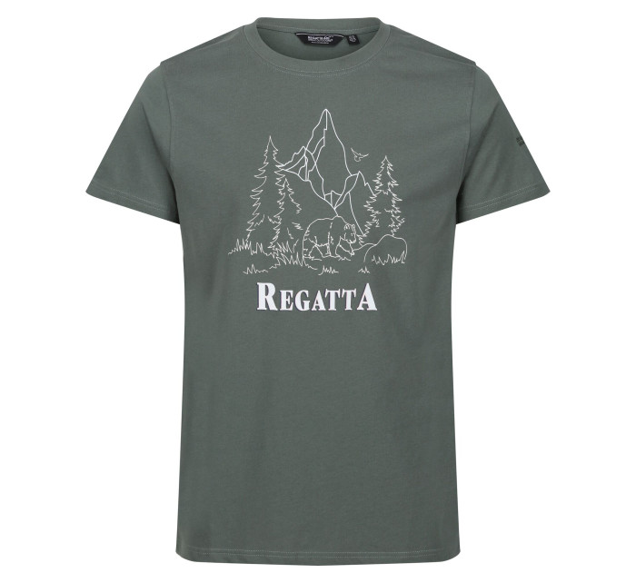 Pánske tričko Cline VII RMT263-U7Y khaki - Regatta