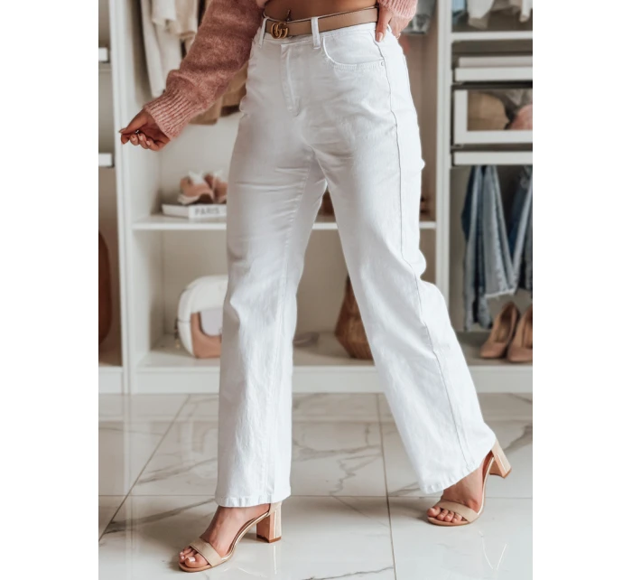 Dámské široké džíny white Dstreet model 21987973 - FashionStreet