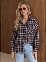 Koszula damska w brązowa model 22542379 - FashionStreet Koszula damska w brązowa model 22542379 - FashionStreet