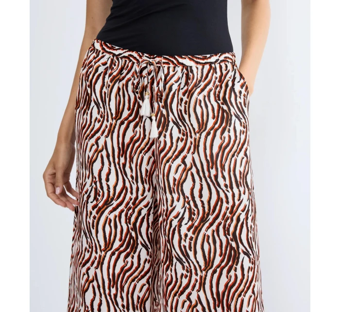 Summer Satin Trousers - WHITE - TRIUMPH WHITE - TRIUMPH