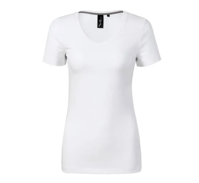 Malfini Action Tričko s výstrihom do V W MLI-70100 white