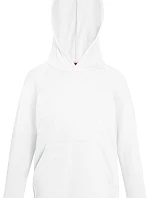 Fruit of the Loom Kids Lightweight Hooded Sweat Detská mikina s kapucňou 16.2009 biela