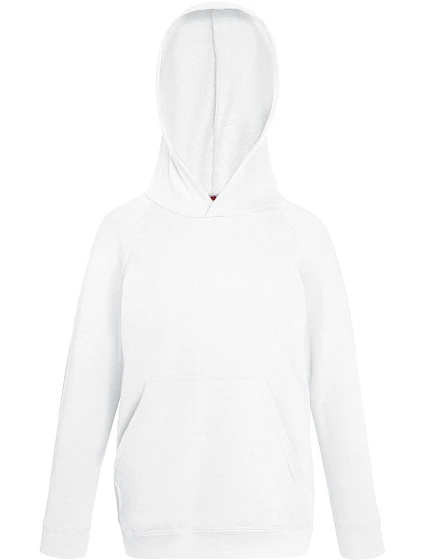 Fruit of the Loom Kids Lightweight Hooded Sweat Detská mikina s kapucňou 16.2009 biela Fruit of the Loom Kids Lightweight Hooded Sweat Detská mikina s kapucňou 16.2009 biela