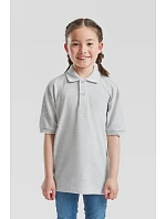 Fruit of the Loom Kids 65/35 Polo Detské piqué polo 16.3417 čierne