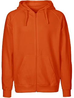 Neutral O 63301 Pánska mikina s kapucňou z bio bavlny 77.6331 oranžová