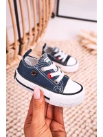 Dětské Klasické Tenisky Nízké BIG STAR model 21545373 Tmavě Modré - Big Star Shoes Dětské Klasické Tenisky Nízké BIG STAR model 21545373 Tmavě Modré - Big Star Shoes