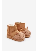 Ocieplane Dziecięce Botki Śniegowce Lamy Camel Esandira Ocieplane Dziecięce Botki Śniegowce Lamy Camel Esandira