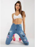 Spodnie jeans NM SP D8015.31X niebieski