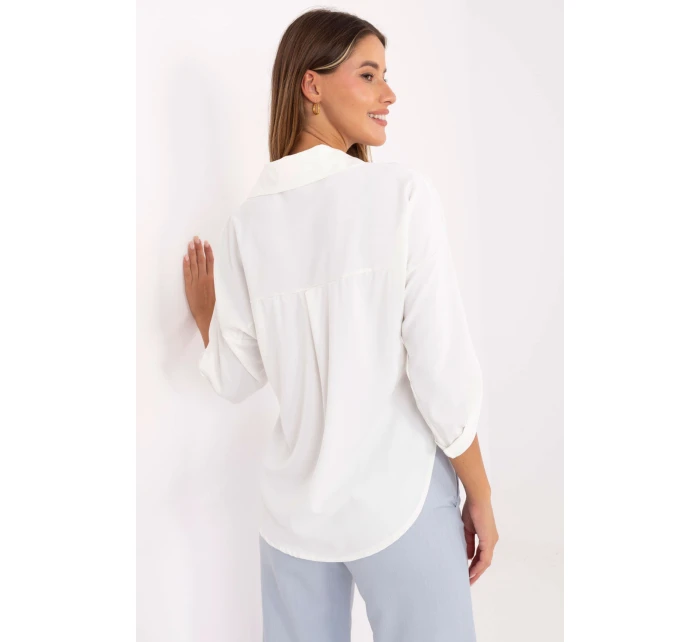 Košeľa s dlhým rukávom model 219050 Rue Paris Košeľa s dlhým rukávom model 219050 Rue Paris