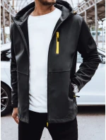 Pánská softshellová bunda s kapucí šedá Dstreet model 21970267 - FashionStreet