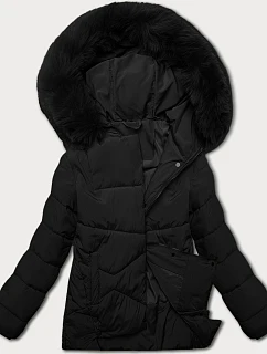 Dámska voľná prechodná bunda J Style čierna (16M9181-392)
