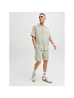 Jack&Jones pánske pruhované šortky JPSTJAIDEN COBA STRIPE JOG SHORTS REG SN 12274413 TEA/STRIPES