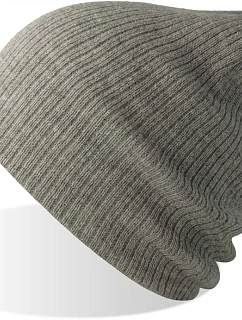 Pletená čepice light grey melange model 22478879 - Atlantis Headwear