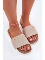 Klapki Damskie Big Star RR274A102 Beżowe