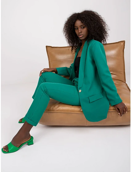 Dámské sako DHJ MA model 17116453 zelené - FPrice Dámské sako DHJ MA model 17116453 zelené - FPrice