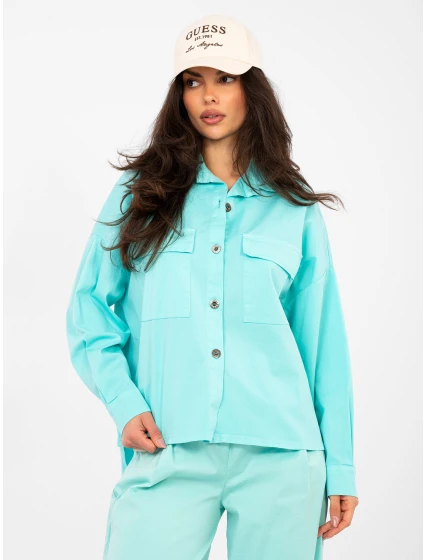 IT KS košeľa FL9968.48 tyrkysová