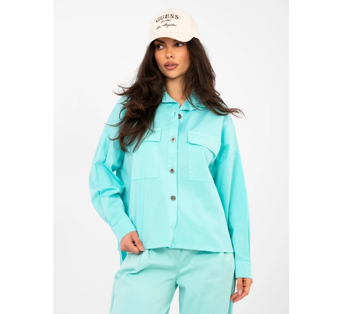 IT KS košeľa FL9968.48 tyrkysová