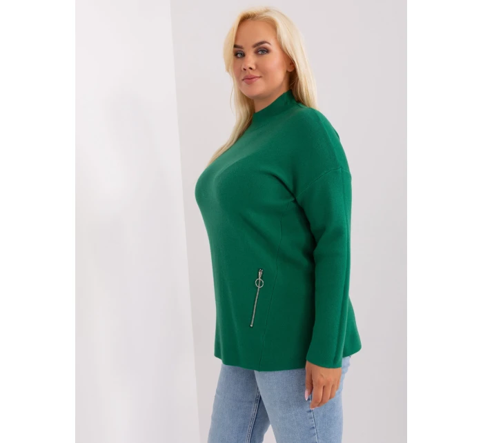 Sweter PM SW model 18909372 ciemny zielony - FPrice