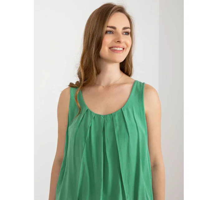 TW SK BI 8139 šaty.44 zelená TW SK BI 8139 šaty.44 zelená