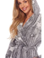 Dlouhý dámský župan model 21795278 - L&L Dlouhý dámský župan model 21795278 - L&L