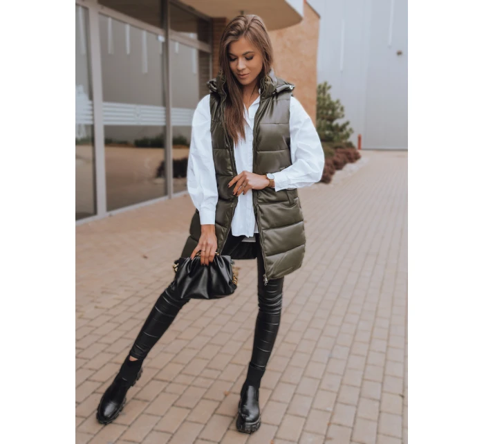 Dámská zelená vesta Dstreet model 21963897 - FashionStreet