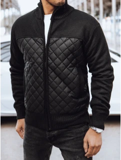 Pánska prešívaná bunda čierna FashionStreet TX4578