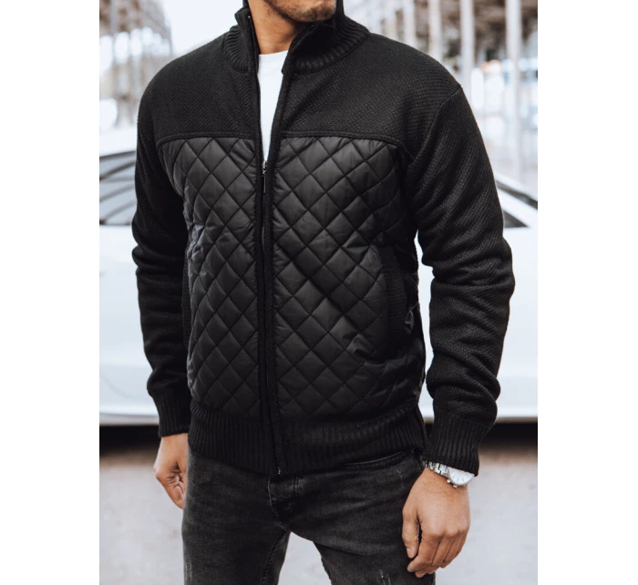 Pánska prešívaná bunda čierna FashionStreet TX4578