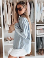 Dámska nadrozmerná džínsová bunda BLUEDIVA modrá FashionStreet TY4900
