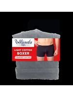 Pánske boxerky LIGHT COTTON BOXER - BELLINDA - sivé