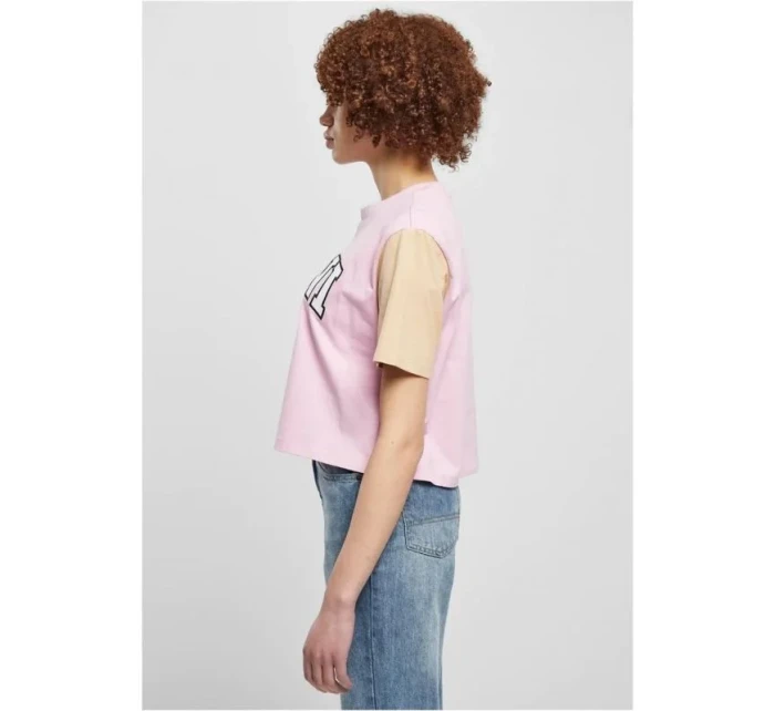Tričko Karl Kani Serif Crop Block Tee W 6130859