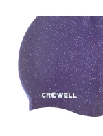 Crowell Recyklácia Pearl silikónová plavecká čiapka fialová farba 4 Crowell Recyklácia Pearl silikónová plavecká čiapka fialová farba 4