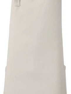 PR 122 Zástěra s laclem a kapsami  natural model 22452059 - Premier