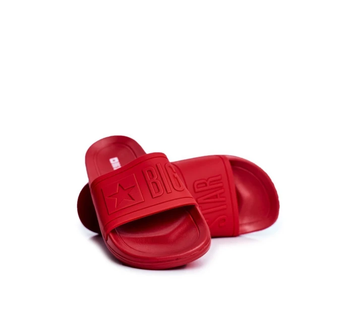 Pánské Klasické Nazouváky Big Star Červené model 21528068 - Big Star Shoes