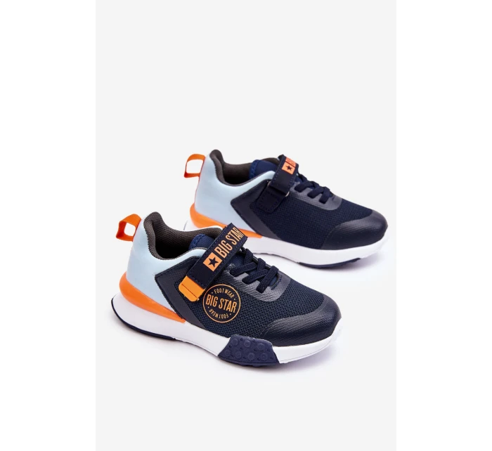 Niskie Dziecięce Buty Sportowe Memory Foam System Big Star LL374215 Granatowe Niskie Dziecięce Buty Sportowe Memory Foam System Big Star LL374215 Granatowe