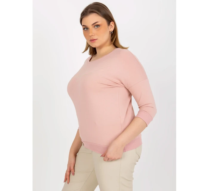 Bluzka RV BZ model 21127137 jasny różowy - FPrice Bluzka RV BZ model 21127137 jasny różowy - FPrice