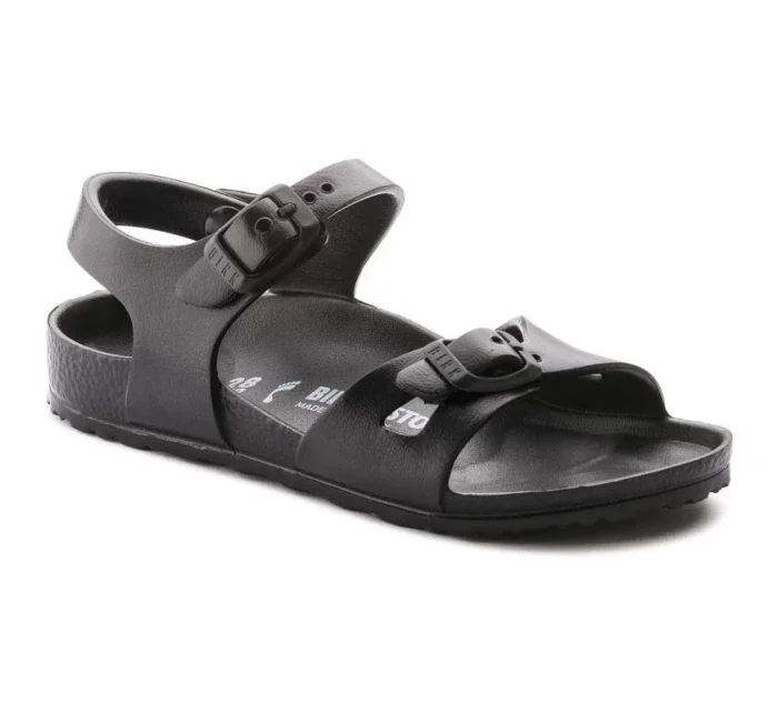 Birkenstock RIO KIDS EVA Black detské sandále úzke (0126113)