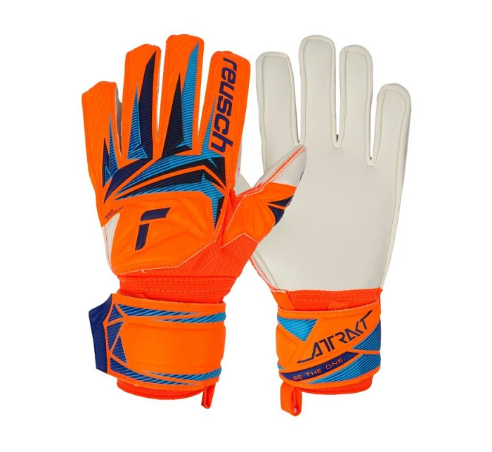 Attrakt Junior brankářské rukavice oranžové model 22122288 - Reusch