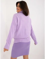 Sweter AT SW  jasny fioletowy model 20459103 - FPrice