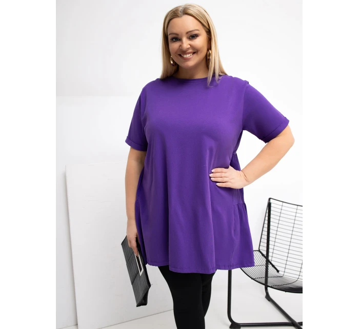 Blúzka RV BZ 7923 1.34P tmavo fialová