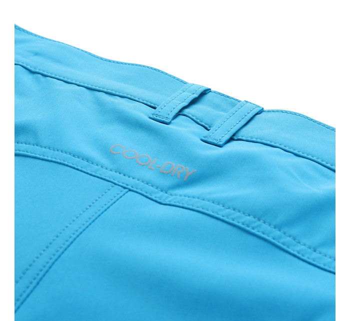 Pánske softshellové šortky ALPINE PRO COL neon atomic blue