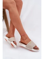 Dámske papuče Big Star - béžové