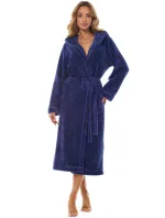 Dlouhý dámský župan model 20217008 Night SXL - L&L