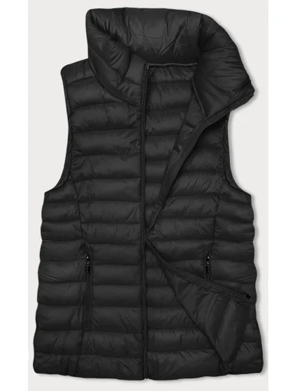 Černá dámská prošívaná vesta se stojáčkem model 20828089 - J.STYLE