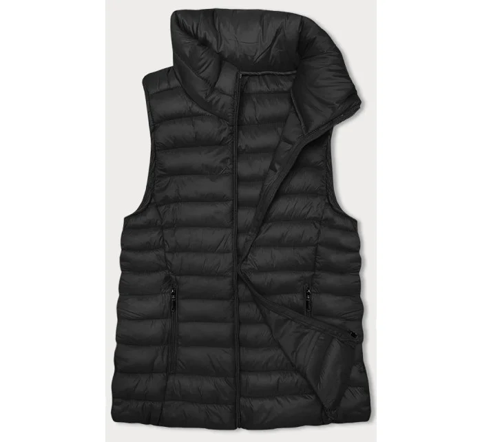 Černá dámská prošívaná vesta se stojáčkem model 20828089 - J.STYLE