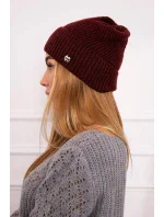 Tenká čiapka Oliwia K252 bordó Tenká čiapka Oliwia K252 bordó