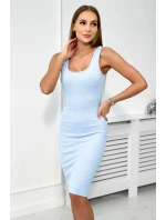 Blúzka + pruhované šaty modré Blúzka + pruhované šaty modré