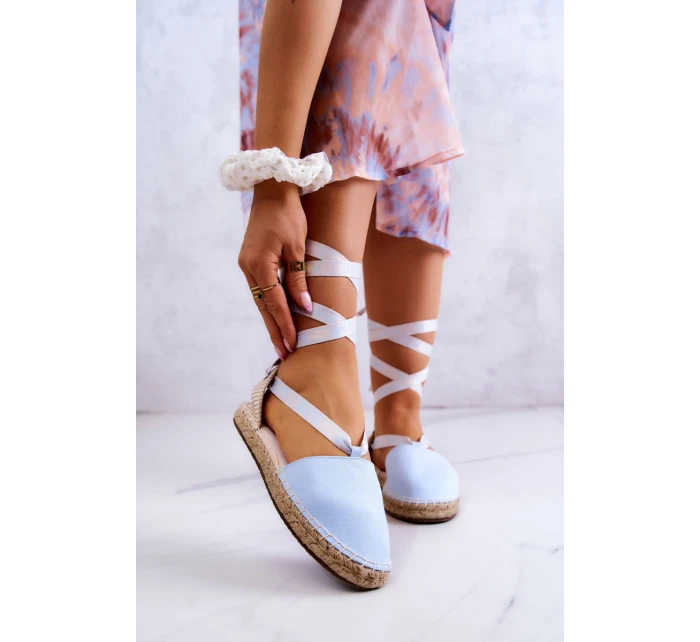 Dámské vázané espadrilky Big Star model 21577568 Modré - Big Star Shoes