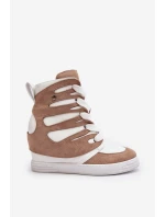 Kožené Botky Na Šněrovací Bežové model 21635438 - Boto Kožené Botky Na Šněrovací Bežové model 21635438 - Boto