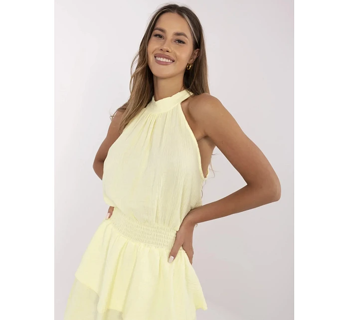 Šaty MI SK 92166.71P svetložltá